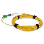 Picture of 5m ASC to LC Yellow OS2 Duplex OFNR (Riser-Rated) SMF Fiber Patch Cable
