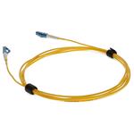 Picture of 3m LC to LC Yellow OS2 Simplex OFNR (Riser-Rated) SMF Fiber Patch Cable