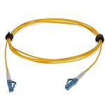 Picture of 3m LC to LC Yellow OS2 Simplex OFNR (Riser-Rated) SMF Fiber Patch Cable