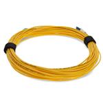 Picture of 12m ASC to LC Field Modifiable Yellow OS2 Simplex Microboot, Snagless OFNR (Riser-Rated) SMF Fiber Patch Cable