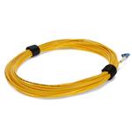 Picture of 12m ASC to LC Field Modifiable Yellow OS2 Simplex Microboot, Snagless OFNR (Riser-Rated) SMF Fiber Patch Cable