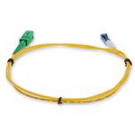 Picture of 3m ASC to LC Yellow OS2 Simplex Microboot, Snagless OFNR (Riser-Rated) SMF Fiber Patch Cable