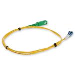 Picture of 3m ASC to LC Yellow OS2 Simplex Microboot, Snagless OFNR (Riser-Rated) SMF Fiber Patch Cable