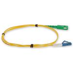 Picture of 3m ASC to LC Yellow OS2 Simplex Microboot, Snagless OFNR (Riser-Rated) SMF Fiber Patch Cable
