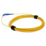 Picture of 1m SC to LC Yellow OS2 Simplex OFNR (Riser-Rated) SMF Fiber Patch Cable