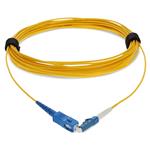 Picture of 1m SC to LC Yellow OS2 Simplex OFNR (Riser-Rated) SMF Fiber Patch Cable