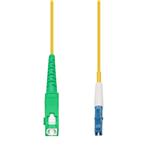 Picture of 2m ASC to LC Yellow OS2 Simplex OFNR (Riser-Rated) SMF Fiber Patch Cable