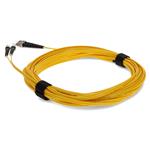 Picture of 2m ST to ST Yellow OS2 Duplex OFNR (Riser-Rated) SMF Fiber Patch Cable