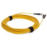 Picture of 2m ST to ST Yellow OS2 Duplex OFNR (Riser-Rated) SMF Fiber Patch Cable