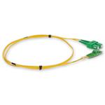 Picture of 2m ASC to ALC Yellow OS2 Duplex OFNR (Riser-Rated) SMF Fiber Patch Cable