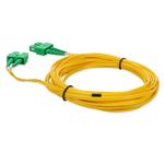 Picture of 1m ASC to ASC Yellow OS2 Duplex OFNR (Riser-Rated) SMF Fiber Patch Cable