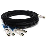 Picture of MSA and TAA Compliant 40GBase-CU QSFP+ to 4xSFP+ Direct Attach Cable (Passive Twinax, 2m)