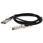 Picture of Dell® DAC-Q56DD-2Q56-SFF-200G-2M Compatible TAA 400GBase-CU QSFP-DD 400G to 2xQSFP56 200G PAM-4 Direct Attach Cable (Passive Twinax, 2m)