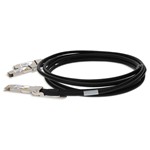 Picture of Dell® DAC-Q56DD-2Q56-SFF-200G-3M Compatible TAA 400GBase-CU QSFP-DD 400G to 2xQSFP56 200G PAM-4 Direct Attach Cable (Passive Twinax, 3m)