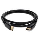 Picture of 1ft DisplayPort 1.2 Male to DisplayPort 1.2 Male Black Cable For Resolution Up to 3840x2160 (4K UHD)