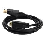 Picture of 10ft DisplayPort 1.2 Male to DVI-D Dual Link (24+1 pin) Male Black Cable Which Requires DP++ For Resolution Up to 2560x1600 (WQXGA)