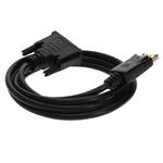 Picture of 10ft DisplayPort 1.2 Male to DVI-D Dual Link (24+1 pin) Male Black Cable Which Requires DP++ For Resolution Up to 2560x1600 (WQXGA)