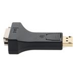 Picture of DisplayPort 1.2 Male to DVI-I (29 pin) Female Black Adapter Which Requires DP++ For Resolution Up to 2560x1600 (WQXGA)