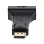 Picture of DisplayPort 1.2 Male to DVI-I (29 pin) Female Black Adapter Which Requires DP++ For Resolution Up to 2560x1600 (WQXGA)