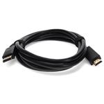 Picture of 6ft DisplayPort Male to HDMI Male Black Cable Which Requires DP++ For Resolution Up to 3840x2160 (4K UHD)