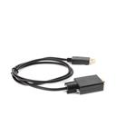 Picture of 3ft DisplayPort 1.2 Male to VGA Male Black Cable For Resolution Up to 1920x1200 (WUXGA)