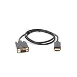 Picture of 3ft DisplayPort 1.2 Male to VGA Male Black Cable For Resolution Up to 1920x1200 (WUXGA)