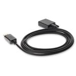 Picture of 6ft DisplayPort 1.2 Male to VGA Male Black Cable For Resolution Up to 1920x1200 (WUXGA)