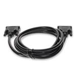 Picture of 6ft DVI-D Single Link (18+1 pin) Male to DVI-D Single Link (18+1 pin) Male Black Cable For Resolution Up to 1920x1200 (WUXGA)
