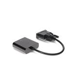 Picture of DVI-D Single Link (18+1 pin) Male to VGA Female Black Active Adapter For Resolution Up to 1920x1200 (WUXGA)