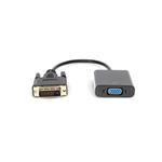 Picture of DVI-D Single Link (18+1 pin) Male to VGA Female Black Active Adapter For Resolution Up to 1920x1200 (WUXGA)