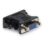 Picture of DVI-I (29 pin) Male to VGA Female Black Adapter For Resolution Up to 1920x1200 (WUXGA)