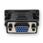 Picture of DVI-I (29 pin) Male to VGA Female Black Adapter For Resolution Up to 1920x1200 (WUXGA)