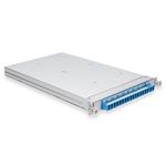 Picture of 8 Channel DWDM MUX CARTRIDGE, Channels 42, 44, 47, 49, 52, 54, 57, and 59, with Pass Ports (Bidirectional Transmission using Single Fiber)