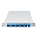 Picture of 8 Channel DWDM MUX CARTRIDGE, Channels 42, 44, 47, 49, 52, 54, 57, and 59, with Pass Ports (Bidirectional Transmission using Single Fiber)
