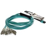 Picture of F5 Networks® F5-UPG-QSFP+-3M-2+ Compatible TAA 40GBase-SR4 QSFP+ Transceiver (MMF, 850nm, 3m, MPO, DOM)