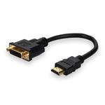 Picture of HDMI 1.3 Male to DVI-D Dual Link (24+1 pin) Female Black Adapter For Resolution Up to 2560x1600 (WQXGA)