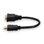 Picture of HDMI 1.3 Male to DVI-D Dual Link (24+1 pin) Female Black Adapter For Resolution Up to 2560x1600 (WQXGA)