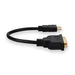 Picture of HDMI 1.3 Male to DVI-D Dual Link (24+1 pin) Female Black Adapter For Resolution Up to 2560x1600 (WQXGA)
