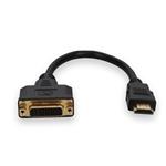 Picture of HDMI 1.3 Male to DVI-D Dual Link (24+1 pin) Female Black Adapter For Resolution Up to 2560x1600 (WQXGA)