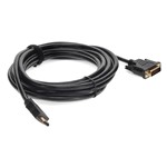 Picture of 3ft HDMI 1.3 Male to DVI-D Dual Link (24+1 pin) Male Black Cable For Resolution Up to 2560x1600 (WQXGA)