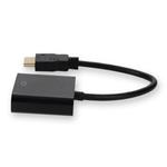 Picture of HDMI 1.3 Male to VGA Female Black Adapter Which Includes 3.5mm Audio and Micro USB Ports For Resolution Up to 1920x1200 (WUXGA)