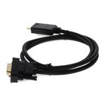 Picture of 6ft HDMI 1.3 Male to VGA Male Black Cable For Resolution Up to 1920x1200 (WUXGA)