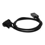 Picture of 6ft HDMI 1.3 Male to VGA Male Black Cable For Resolution Up to 1920x1200 (WUXGA)