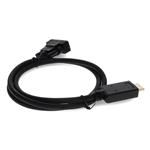 Picture of 6ft HDMI 1.3 Male to VGA Male Black Cable For Resolution Up to 1920x1200 (WUXGA)