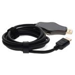 Picture of 6ft (2m) Adapter Cable HDMI (4K) Male to 1X DisplayPort 1X Mini DisplayPort 1X USB-C 3.1 Male Black