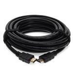 Picture of 20ft HDMI 1.4 Male to HDMI 1.4 Male Black Cable Which Supports Ethernet Channel For Resolution Up to 4096x2160 (DCI 4K)