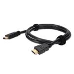 Picture of 6ft HDMI 1.4 Male to HDMI 1.4 Male Black Cable Which Supports Ethernet For Resolution Up to 4096x2160 (DCI 4K)