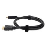 Picture of 6ft HDMI 1.4 Male to HDMI 1.4 Male Black Cable Which Supports Ethernet For Resolution Up to 4096x2160 (DCI 4K)