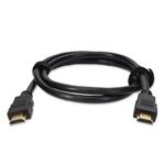 Picture of 6ft HDMI 1.4 Male to HDMI 1.4 Male Black Cable Which Supports Ethernet For Resolution Up to 4096x2160 (DCI 4K)