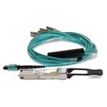 Picture of HP® JG325B Compatible TAA Compliant 40GBase-SR4 QSFP+ Transceiver (MMF, 850nm, 1m, MPO, DOM)